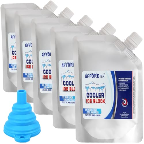 Ice Packs for Coolers 5 Reusable Ice Packs for Lunch Box Long Lasting for All Outside Activty
