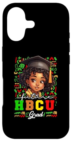 Future diplômée de la HBCU, Fille Noire, diplôme du HBCU College Coque pour iPhone 17