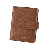 Carteira Feminina de Couro Bovino Legítimo p/Cartões, RG, CNH, Moedas e Cédulas Abertas Mariart 175N (Camel)