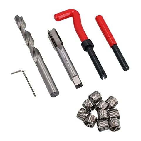 AB Tools-Neilsen M12 x 1.25mm Thread/Tap Repair Cutter kit helicoil 15pc Set Damaged Thread Cover