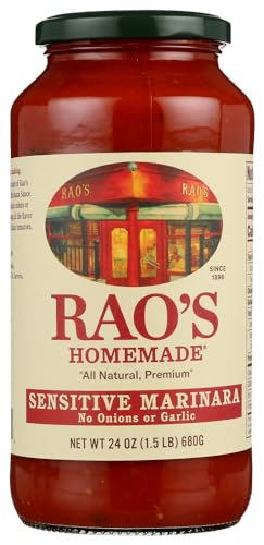 Rao's Homemade All Natural Sensitive Formula Marinara Sauce, 24 Ounce (Pack of 4)
