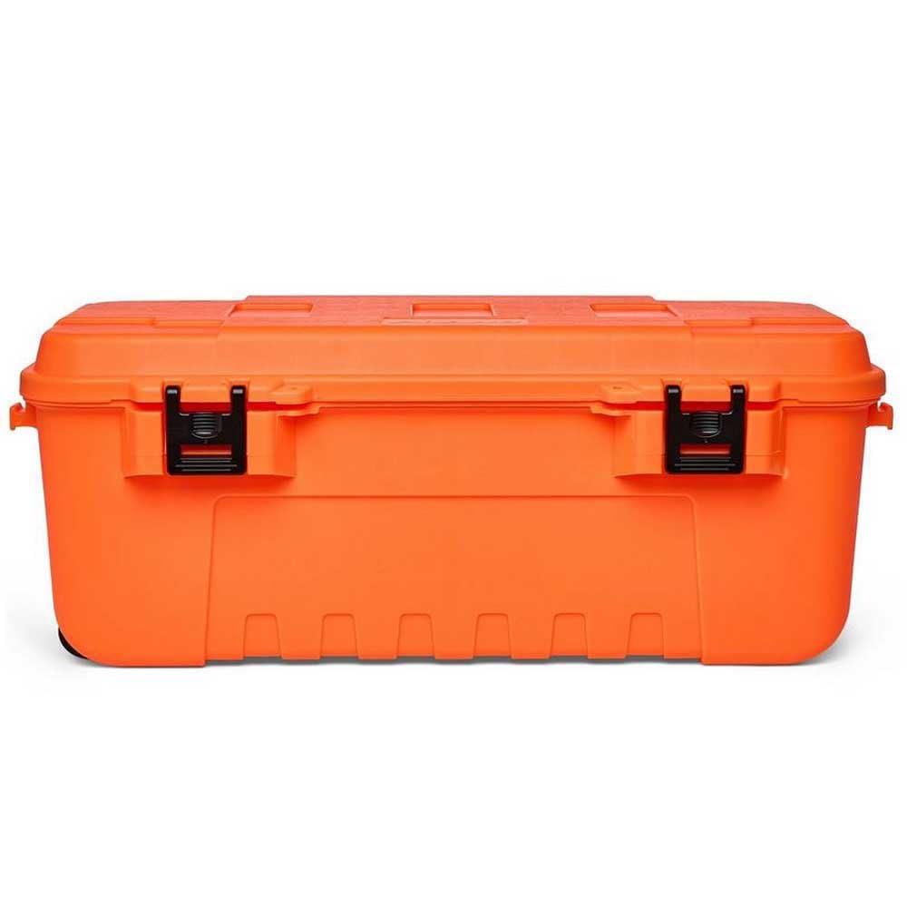 PLANO Sportsman'S Trunk Large 102Ltr, Blaze Orange, Military-Grade Storage Box With Lid, Heavy Duty, Large, Camping &Amp; Army Storage Trunks, Perfect For Hunting, Paintball, Airsoft Or Home Storage