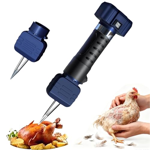 Máquina para desplumar aves de mano recargable e impermeable portátil 2