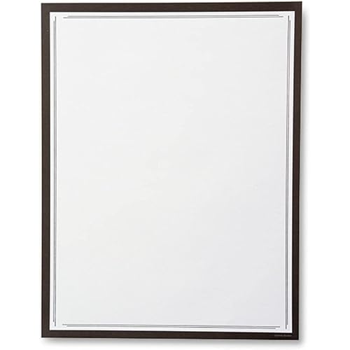 Gartner Studios Classic Black Border Stationery Paper, Office Supplies, 90 GSM Paper, 8.5” x 11”, 120-Count, (95205)