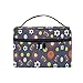 Produktbild Sport Fußball Fußball Basketball Makeup Tasche Organizer Kosmetikkoffer Kosmetiktasche Kulturbeutel Groß Bag für Mädchen Frauen Damen