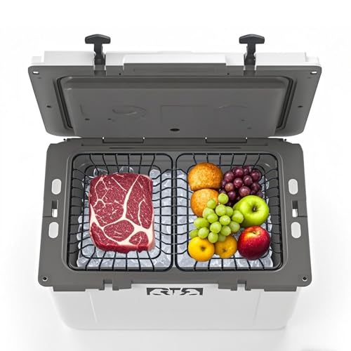 52 qt Cooler Basket Compatible with 52&72 Qt Ultra-Light Rtic Cooler, Compatible with Coleman 54 Qt Steel Belted Coolers