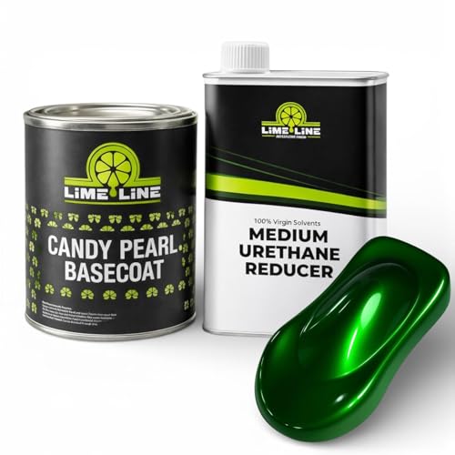 LiME LiNE Automotive Candy Pearl Basecoat + Reducer Quart Combo