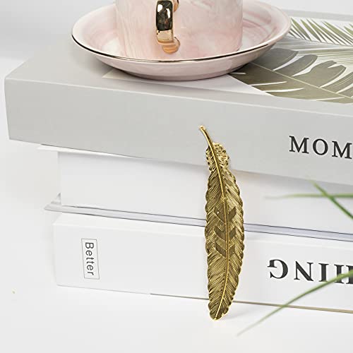 Meeall 6Pcs Different Color Vintage Feather Metal Bookmarks, Ideal Gift For Women Kids Readers #TOP3