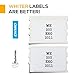 OfficeSmartLabels 1 x 1-1/2 inch Book Spines Labels, Compatible with 30347 (6 Rolls / 750 Labels Per Roll)