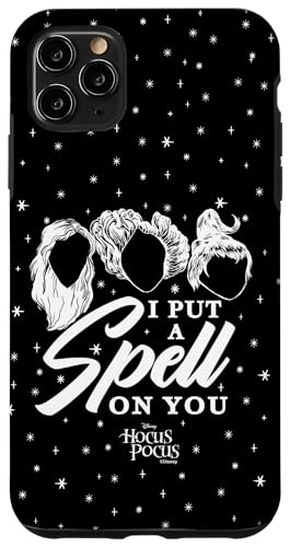 Coque iPhone 11 Pro Max Hocus Pocus Disney étoiles noires