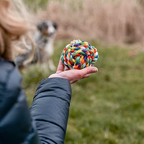 Nobby Rope Toy, Ball, bunt Ø 10,0 cm, 280 g, 1 Stück