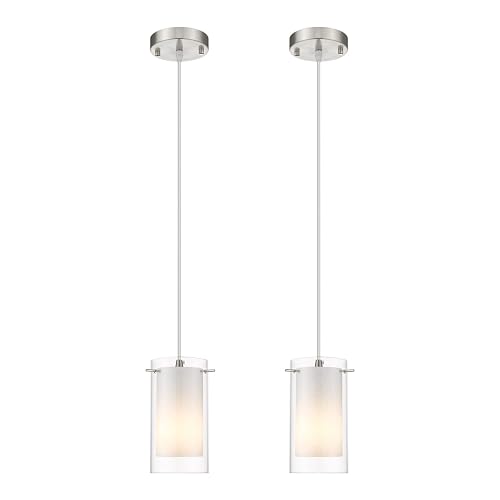 AKEZON Pendant Lights Kitchen Island 2 Pack