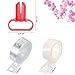Upgraded Balloon Garland Arch Strip Tape Kit, Niceline 33Ft Balloon Decorating Strip & Balloon Tape Strip, 2 Pcs Tying Tool, 200 Balloon Glue Points for Party Wedding Birthday DIY Balloon Arch Kit