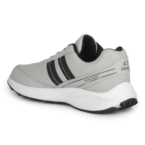 Image of SEAGA Sports Men Running Sports Shoes | Super Soft Breathable Casual Sneakers for Men | Anti-Skid Sole | Cushioned Insole | Lightweight Shoes Pack of 1