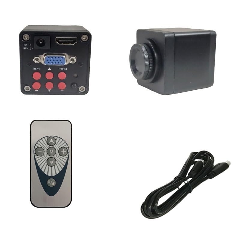 Mikroskop Schwarz 20MP VGA 1080P Digitale Video Mikroskop Kamera Mit 130X C Mount Objektiv Industrielle Microscopio Telefon PCB Reparatur werkzeuge(Camera)