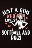  Movie Critics Journal - Just A Girl Who Loves Softball And Dogs Gift Women Saying: Journal to Rate and Review Your Favorite Movies, Movie Review Log ... Movie Buffs, Movie Rating Book,Daily Journal