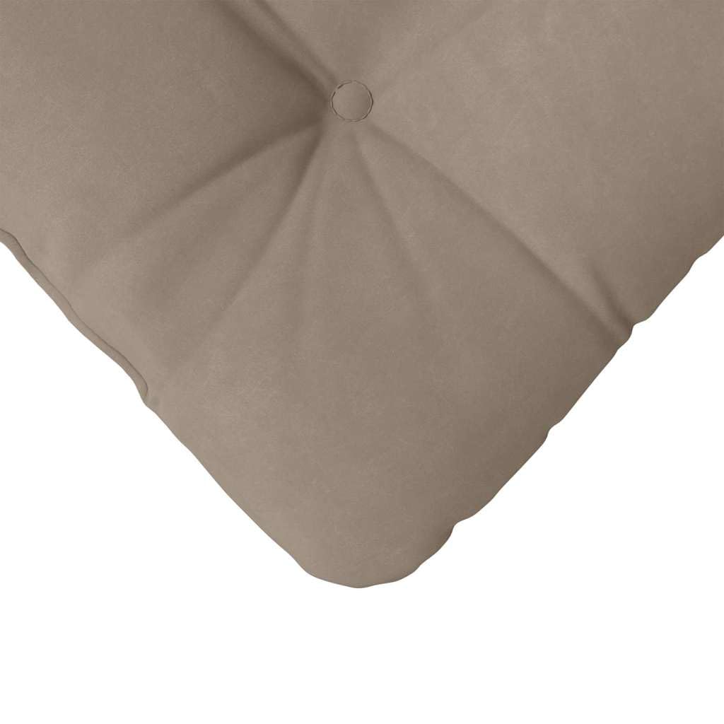 Set da 4 Cuscini per Sedia Microfibra 40x40cm Tortora