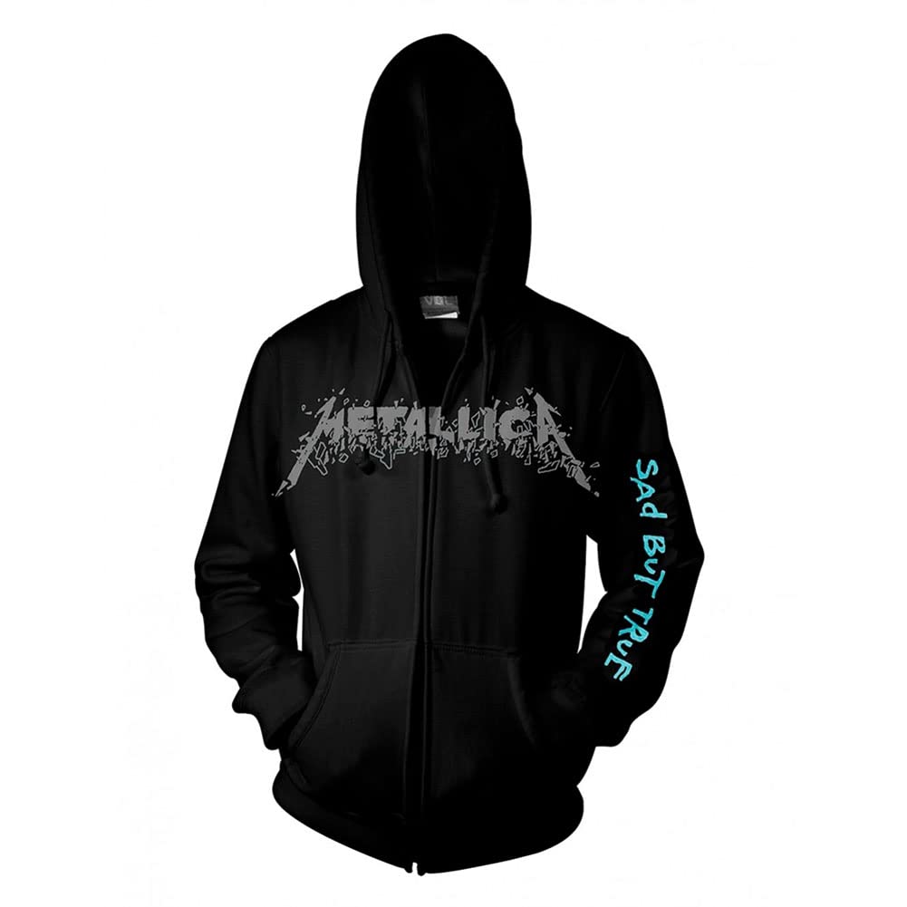 Metallica Men's Black Sad But True Zip Jacket L