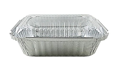 Handi-Foil 1 1/2 lb. Oblong"Deep" Take-Out Food Storage Container w/Dome Lid (Pack of 250)