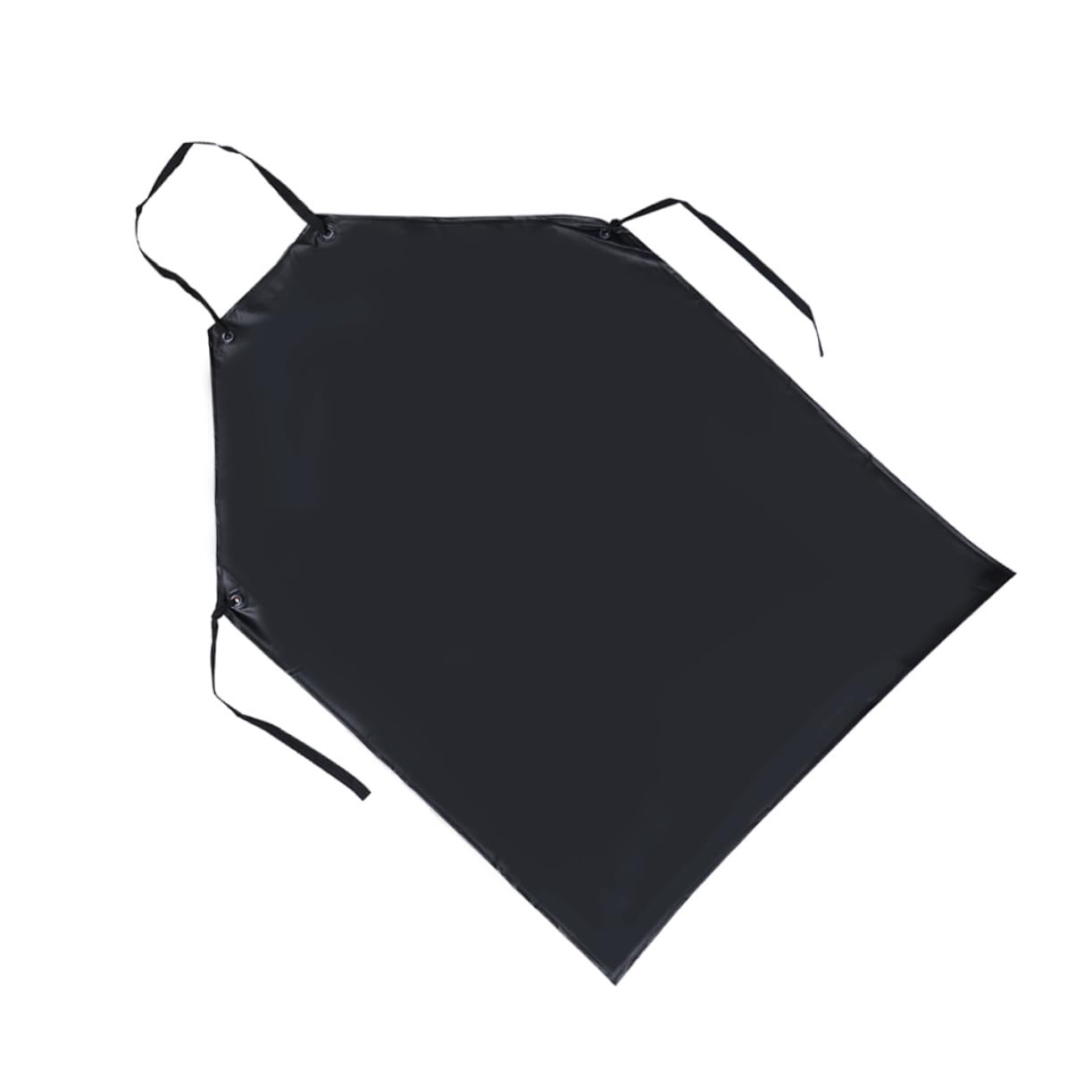 3pièces Tablier De Cuisine Pvc Noir Tablier Étanche Et Résistant Aux Graisses Acide Et Alcaline Pour Cuisine Et Restaurant