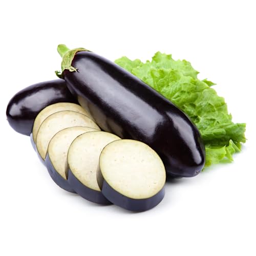 Aubergine | Frische Auberginen mit jeweils ca. 200 - 300 g pro Stück (1000 g)