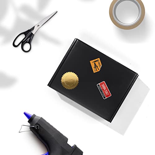 Image of ZBEIVAN 8x6x4 Black Small Shipping Boxes, 20 Packs Corrugated Cardboard Mailer Boxes for Packaging Small Business Mailing Gifts Wrap Boxes with Lids