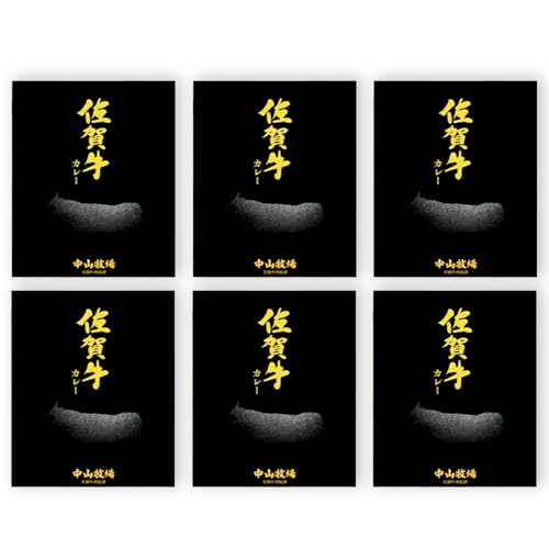 佐賀牛カレー 150g 6個 | 佐賀牛と野菜の深い味わい | 贅沢 レトルト 6個セット B-814 ご当地カレー 温めるだけ 湯煎 防災 非常食 常備食