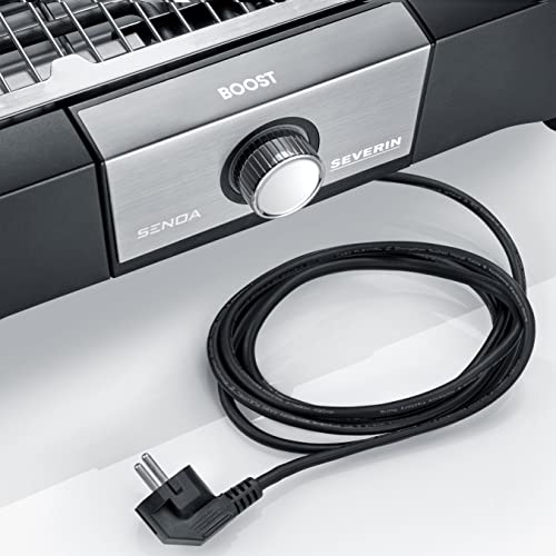 Severin Elektrogrill Senoa Boost S mit 500 °C und Doppelheizungstechnologie