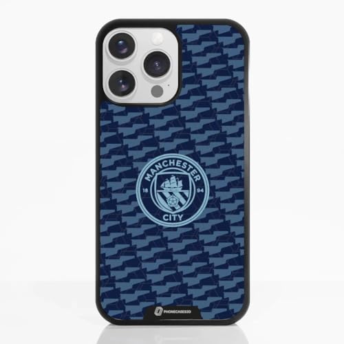 Coque Man City iPhone 14 Pro Max noir accessoire TPU souple