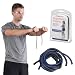 TheraBand Resistance Tube Set, Professional Latex Elastic Tubing for Upper & Lower Body, Core Exercise, Physical Therapy, Lower Pilates, at-Home Workouts, Rehab, 5 ft, Blue & Black, Advanced
