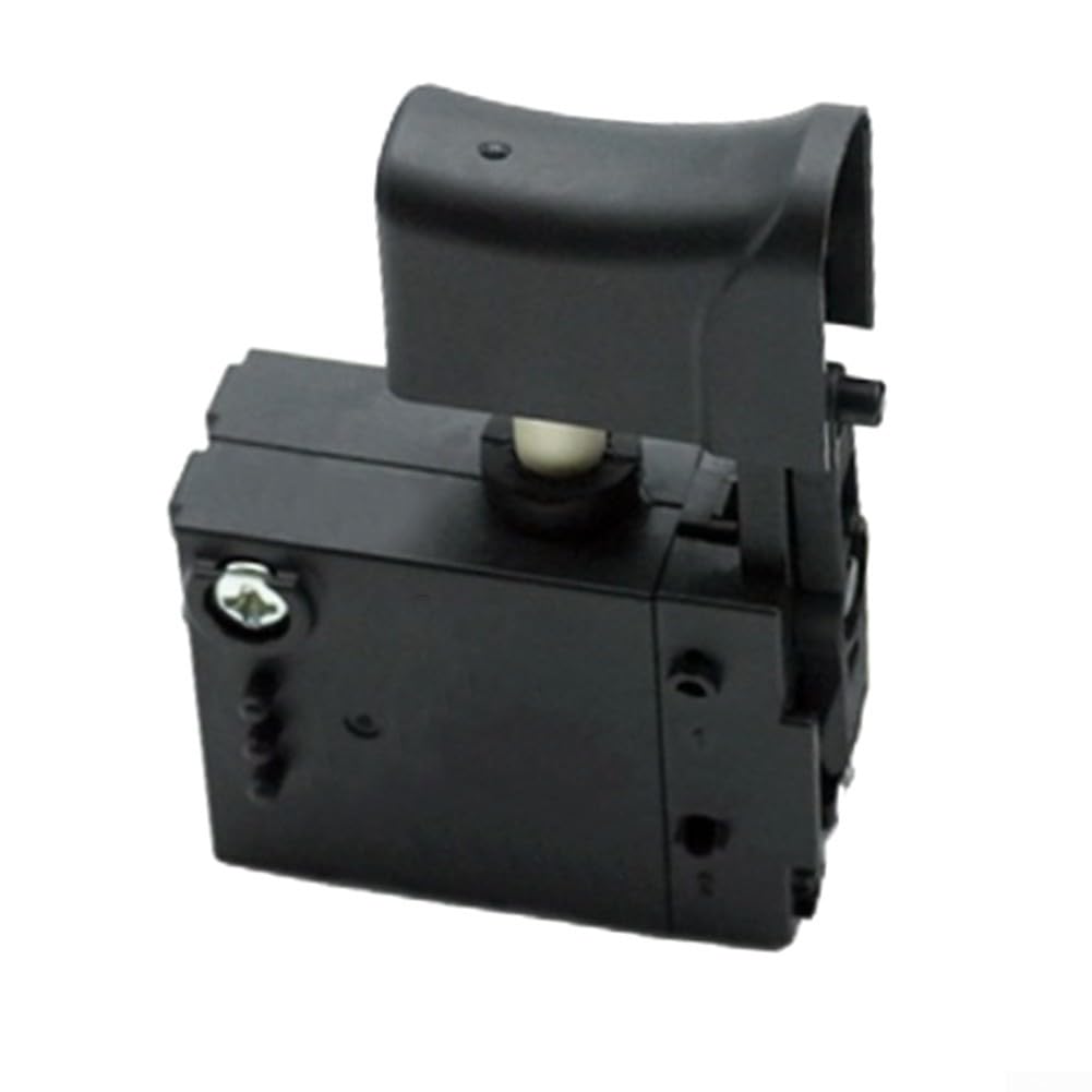 Interruttore di ricambio 650523-4 per utensili elettrici TW0200, gruppo interruttore a grilletto in plastica nera compatibile con modelli specifici, componente di riparazione essenziale
