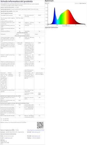 Velamp Plafoniera Rettangolare Excalibur Evo T5 Led 87cm - 15