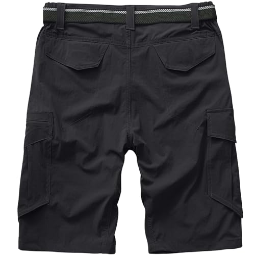 Toomett Mens Hiking Cargo Shorts Quick Dry Lightweight Travel Fishing Camping Golf Shorts with Multi Pockets2