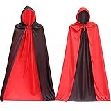 Capa de vampiro, Capa de vampiro reversible para niños,Accesorios de Cosplay de Brujas Vampiros Unisex, Ideal para Fiestas...