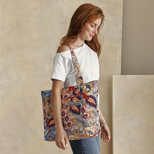 Performance Twill Vera Tote Bag, Botanical Beauty, One Size3