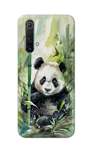Image of Printed Hard Back Cover for Realme X3 | X3 SuperZoom Back Cover (Panda -J1) -190724(EA)