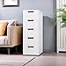 KiBcsLic Storage File Cabinet with Wheels Cabinet Storage Cabinet