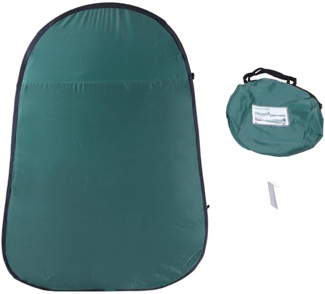 NOLLAM Portable Pop Up Privacy Tent Outdoor Camping Bathroom Toilet Shower Tent with Carrying Bag Outdoor Rain Shelter for Hiking Beach Picnic Fishing, Instant Rain Shelter Privacy Shelter, Green