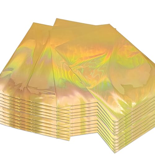 Dawutocap 50 hojas de papel de transferencia de papel de 4 tóner, lámina caliente, papel de sello para hacer tarjetas