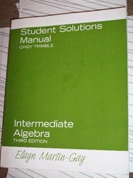 Paperback Intermediate Algebra, Third Edition (Student Solutions Manual) Book