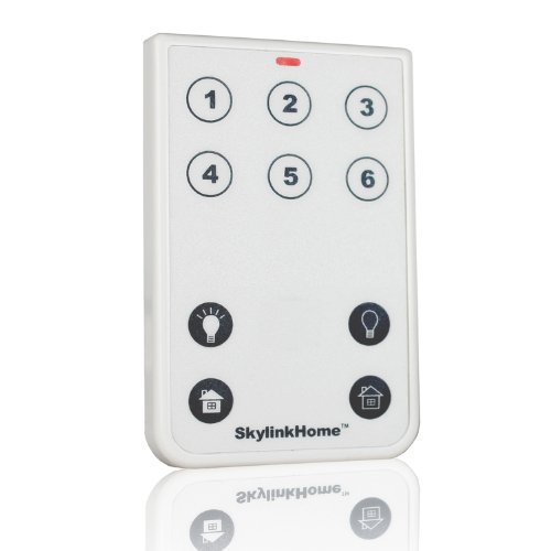 SkylinkHome TC-318-10 Ten Button Deluxe Wireless Lighting Remote Control | Simple Small Easy To Use Handheld Home Automation Transmitter
