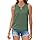 WNEEDU Top Senza Maniche da Donna Scollo a V Camicia Elegante Donna Estive Canotta Maglietta Tops Shirts Verde Scuro L