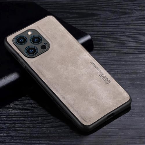 Étui iPhone 14 Pro Max gris évite rayures et traces de doigts