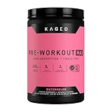Kaged Pre Workout MAX Powder | Watermelon | Tingle Free, High Stim Pre-Workout | 305 mg Caffeine, Creatine, L-Citrulline | MAXCatalyst for Absorption | Supplements for Men & Women | 20 Servings