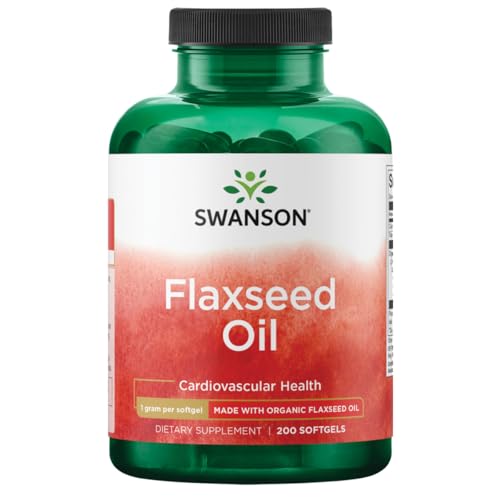 Swanson Flaxseed Oil (Omegatru) 1000 Milligrams 200 Sgels