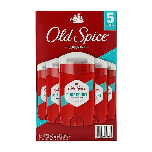 Old Spice Pure Sport Deodorant, 2.4 Ounce (Pack of 5) - image 1