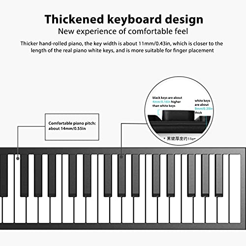Portable Piano 88 Touches Clavier Pliable en Silicone Roll Up Clavier Pliable Piano Numérique Piano À Clavier… - Les Beatles, Paul McCartney, John Lennon, RIngo Starr, George Harrison Portable Piano 88 Touches Clavier Pliable en Silicone Roll Up Clavier Pliable Piano Numérique Piano À Clavier… – Image 7