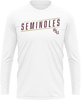 Official NCAA Collegiate Men's Sport Active Long Sleeve Shirt Sleek Charcoal Collection