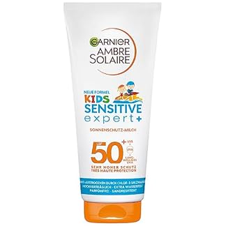 Garnier kids sun lotion spf 50 sun cream for children with very high sun protection sensitive expert ambre solaire 200 ml