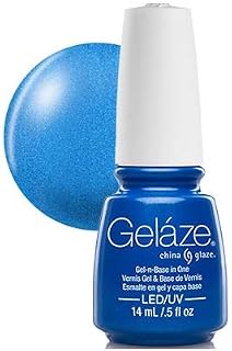 Gelaze Gel-N-Base Polish, Splish Splash, 0.5 Fluid Ounce